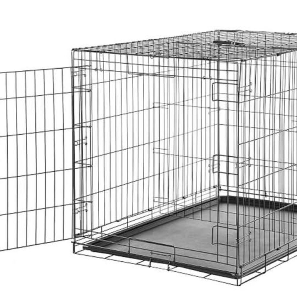 Amazon Basics Foldable Metal Dog Crate